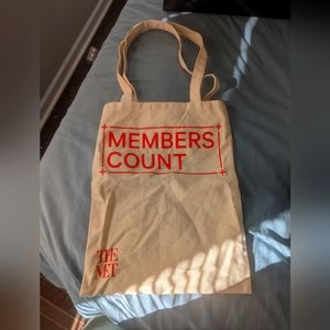 The Met Member's Canvas Tote Members Count Reusable Bag